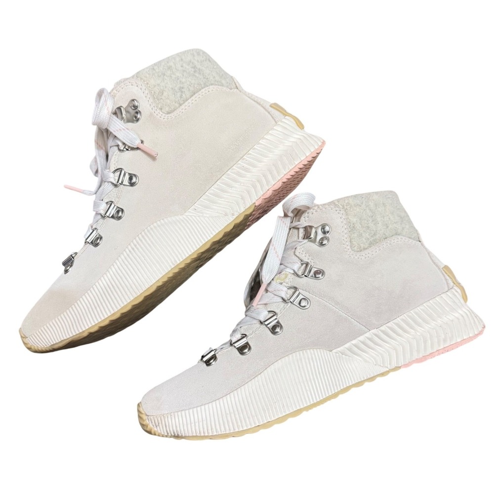 Sorel Out N About III Conquest Women 7 Chalk Sea Salt Waterproof NL4435-191 Boot - Picture 4 of 12